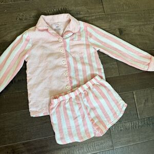Carter’s Striped Pajama Set Matching Pink Striped 4T